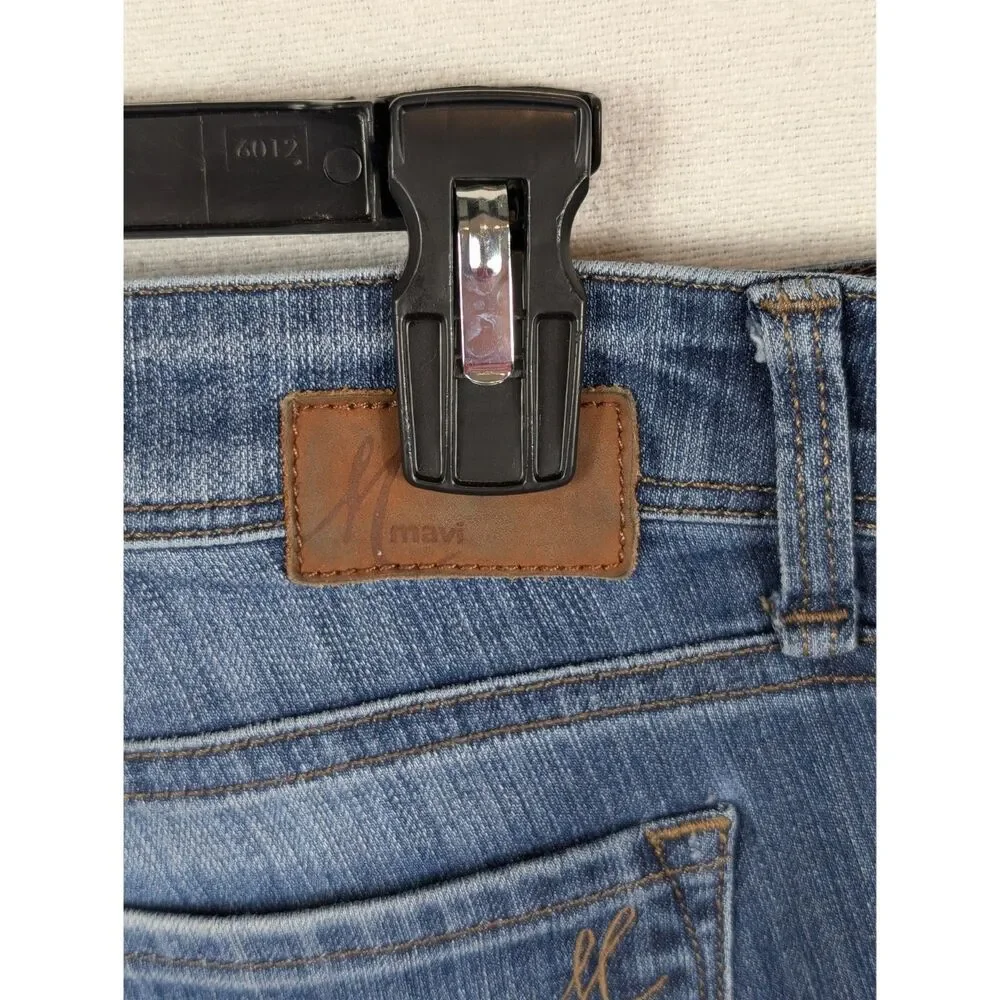 Mavi Bella Low Rise Skinny Boot Jeans Blue Women's Size 28
